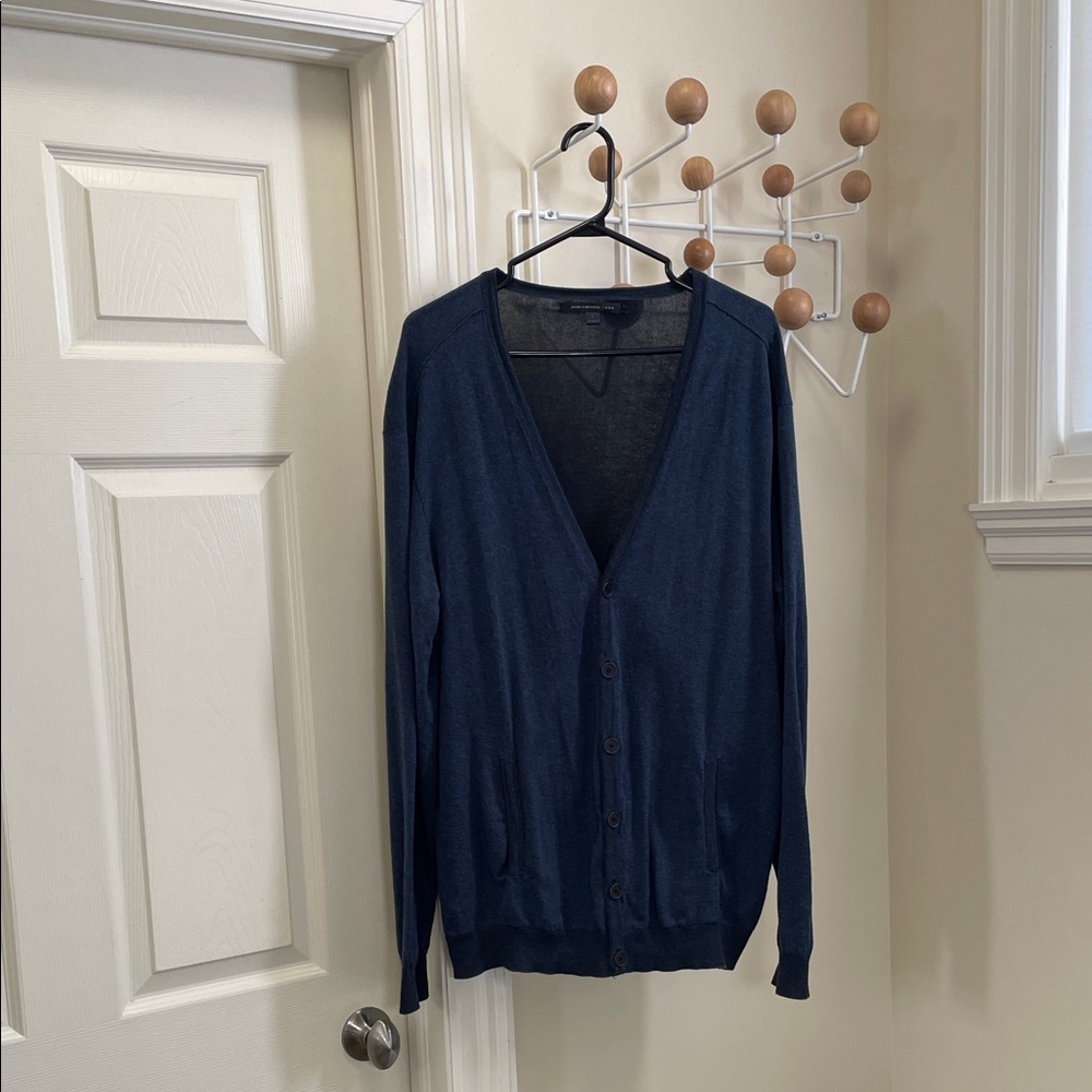 John Varvatos - Classic Cardigan - Navy - L